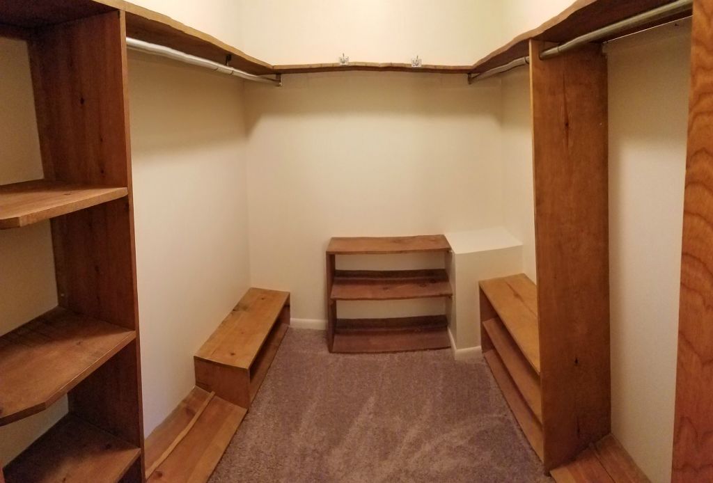 Walk-in Closet in Master Bedroom/Suite