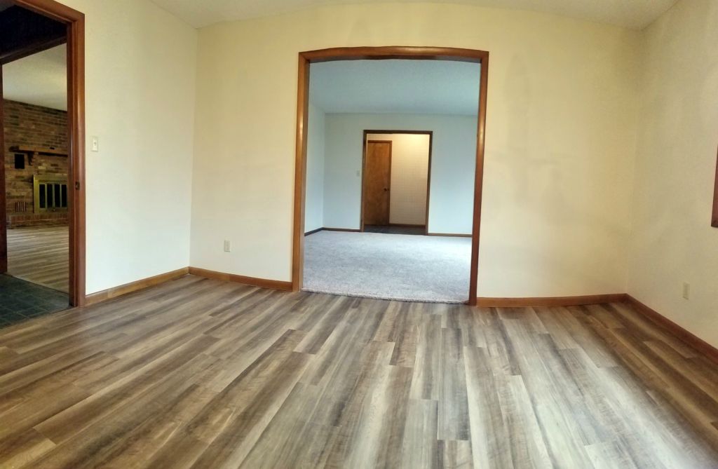 Formal Dinind Room looking into Formal Living Room & Den