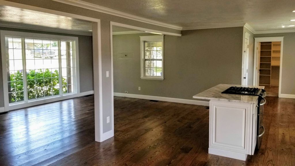 View from Dining Room into Family Room
